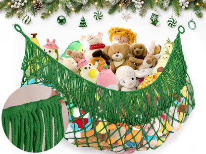 Stuffed Animal Hammock - Extra Large 56'' Long (Cream White)