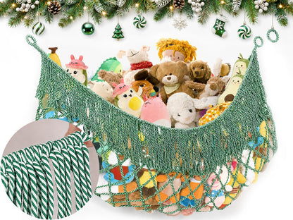 Stuffed Animal Hammock - Extra Large 56'' Long (Cream White)