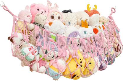Stuffed Animal Hammock - Extra Large 56'' Long (Cream White)