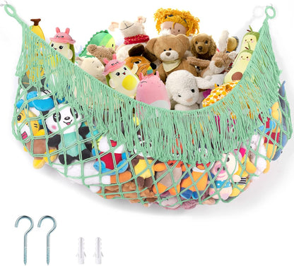 Stuffed Animal Hammock - Extra Large 56'' Long (Cream White)