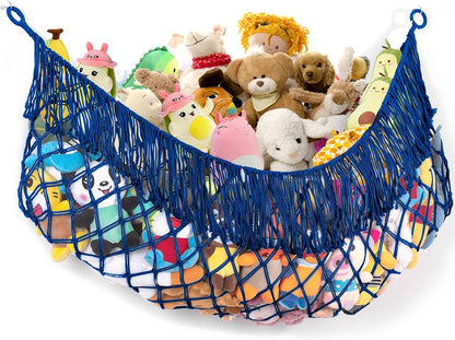 Stuffed Animal Hammock - Extra Large 56'' Long (Cream White)