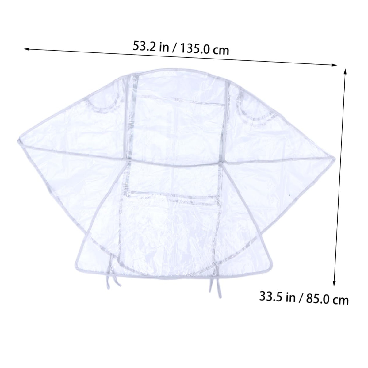 Baby Rain Cover Stroller Protective Shield PVC Universal Waterproof