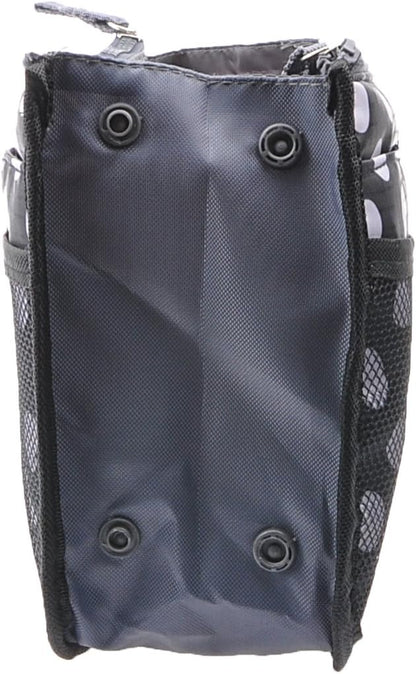 Purse Organizer Insert for Handbags Bag Organizers Inside Tote Pocketbook Women Nurse Nylon 13 Pockets Black Small