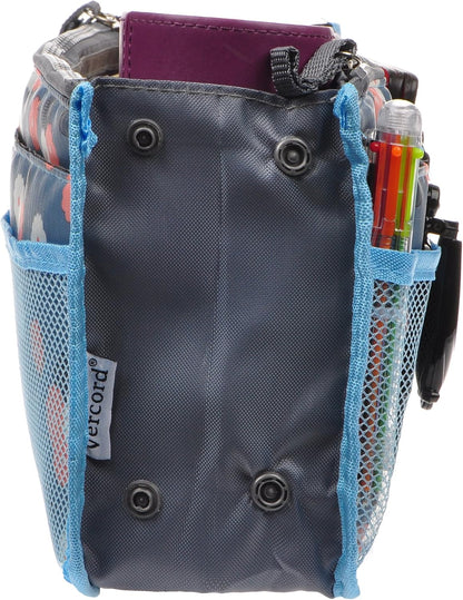 Purse Organizer Insert for Handbags Bag Organizers Inside Tote Pocketbook Women Nurse Nylon 13 Pockets Black Small