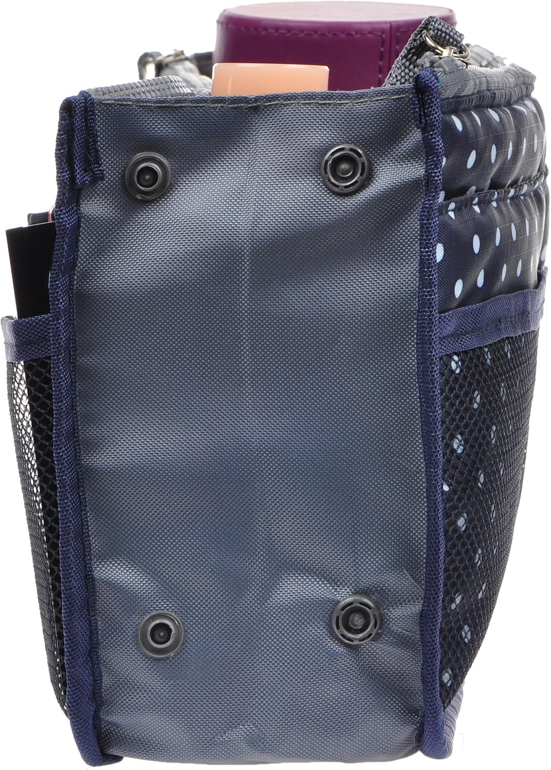 Purse Organizer Insert for Handbags Bag Organizers Inside Tote Pocketbook Women Nurse Nylon 13 Pockets Black Small