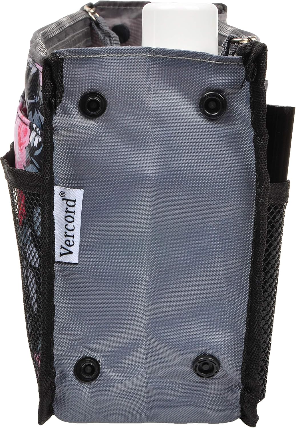 Purse Organizer Insert for Handbags Bag Organizers Inside Tote Pocketbook Women Nurse Nylon 13 Pockets Black Small