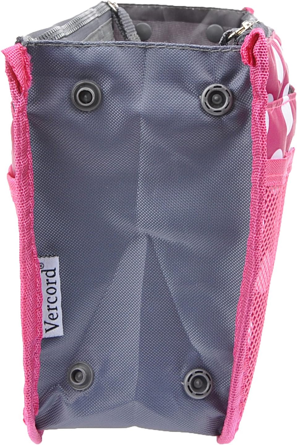 Purse Organizer Insert for Handbags Bag Organizers Inside Tote Pocketbook Women Nurse Nylon 13 Pockets Black Small