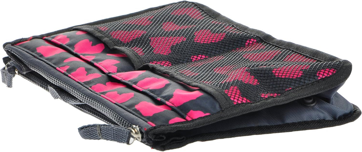 Purse Organizer Insert for Handbags Bag Organizers Inside Tote Pocketbook Women Nurse Nylon 13 Pockets Black Small