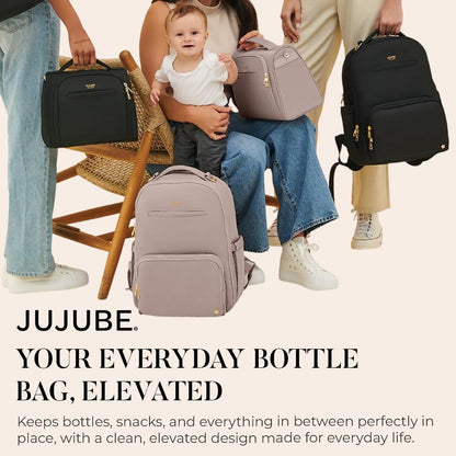 Insulated Bottle Bag, 3-Bottle Breastmilk Cooler with Shoulder Strap
