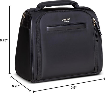 Insulated Bottle Bag, 3-Bottle Breastmilk Cooler with Shoulder Strap
