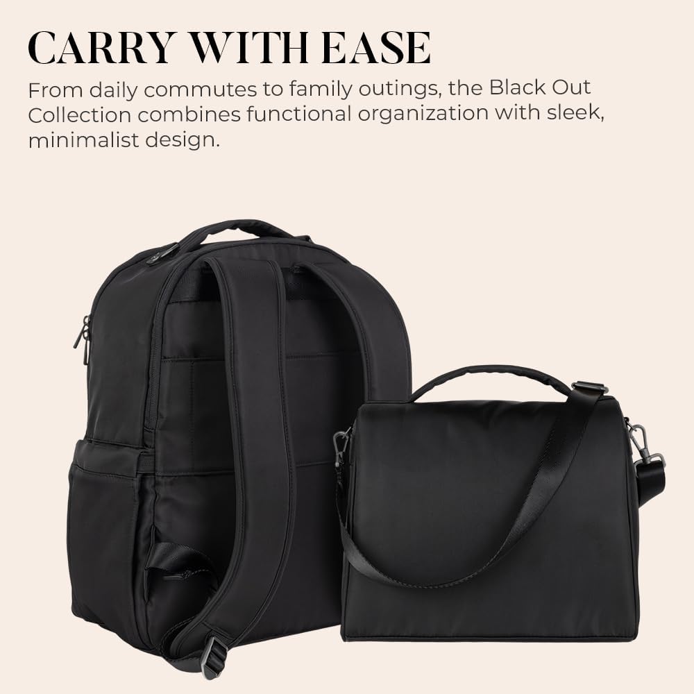 Insulated Bottle Bag, 3-Bottle Breastmilk Cooler with Shoulder Strap