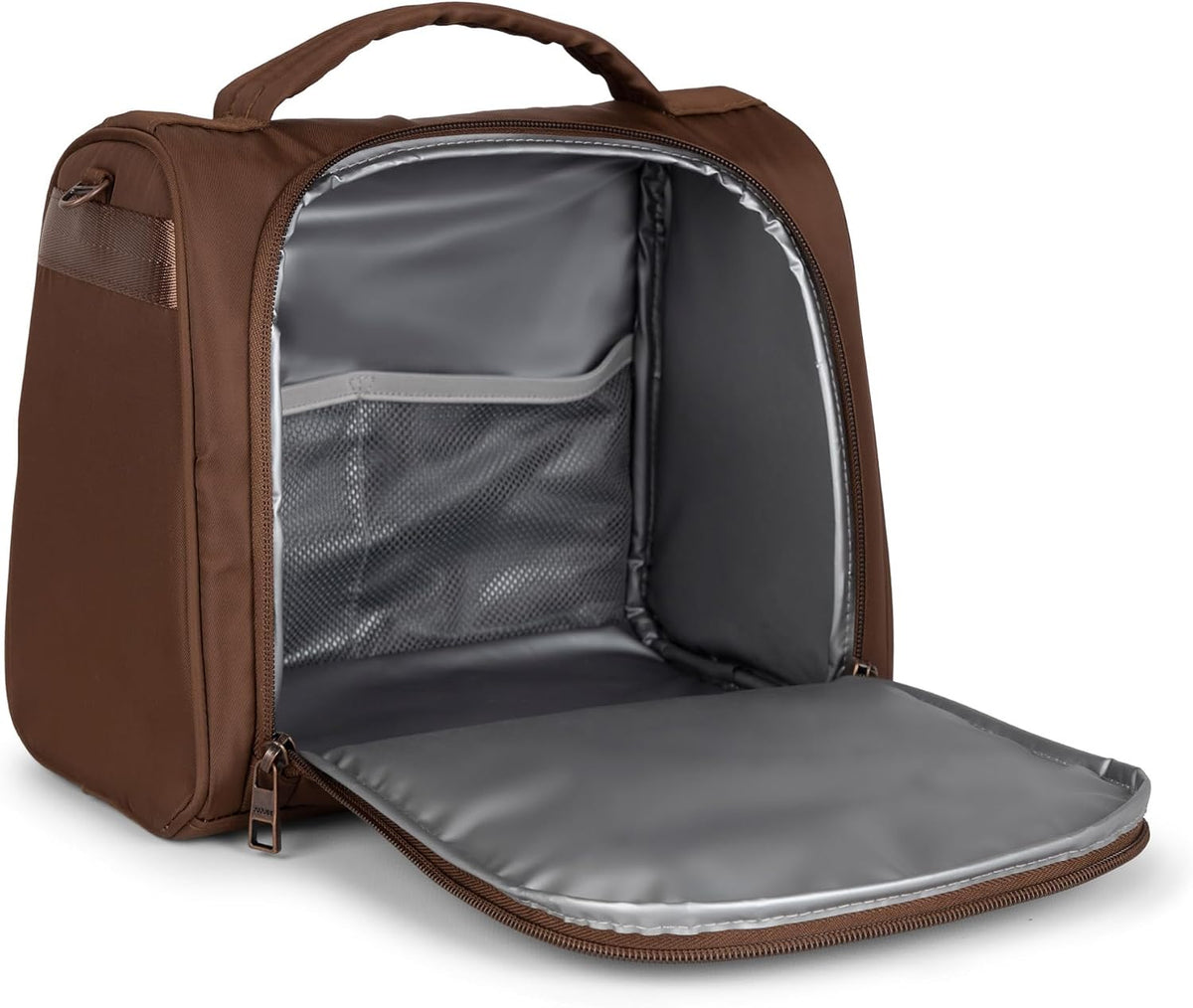 Insulated Bottle Bag, 3-Bottle Breastmilk Cooler with Shoulder Strap