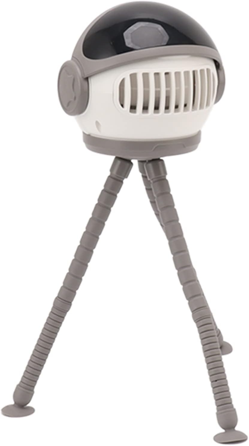 Baby Stroller Fan, 3 Speeds USB Rechargeable Clip On Fan Flexible Tripod Handheld Portable Stroller with Silicone Bracket, for Baby Car Bike