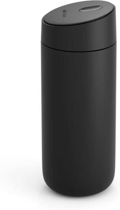 Carter Slide 16 oz Ceramic Lined Travel Coffee Mug, Stone Blue | Vacuum Insulated Stainless Steel Tumbler, Hot 6h Cold 6h, Dishwasher Safe, Reusable Coffee Cup, Slide Lid, Stone Blue