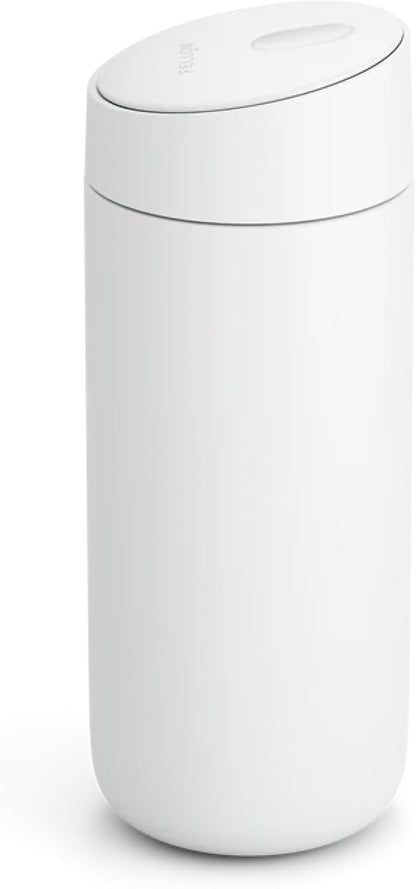 Carter Slide 16 oz Ceramic Lined Travel Coffee Mug, Stone Blue | Vacuum Insulated Stainless Steel Tumbler, Hot 6h Cold 6h, Dishwasher Safe, Reusable Coffee Cup, Slide Lid, Stone Blue