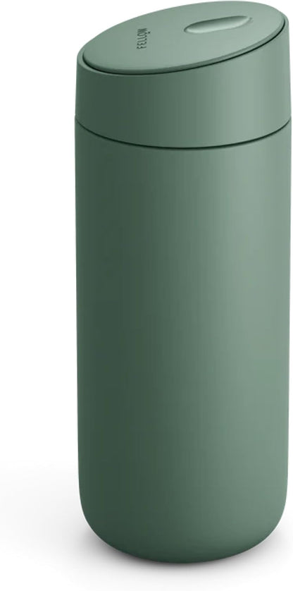 Carter Slide 16 oz Ceramic Lined Travel Coffee Mug, Stone Blue | Vacuum Insulated Stainless Steel Tumbler, Hot 6h Cold 6h, Dishwasher Safe, Reusable Coffee Cup, Slide Lid, Stone Blue