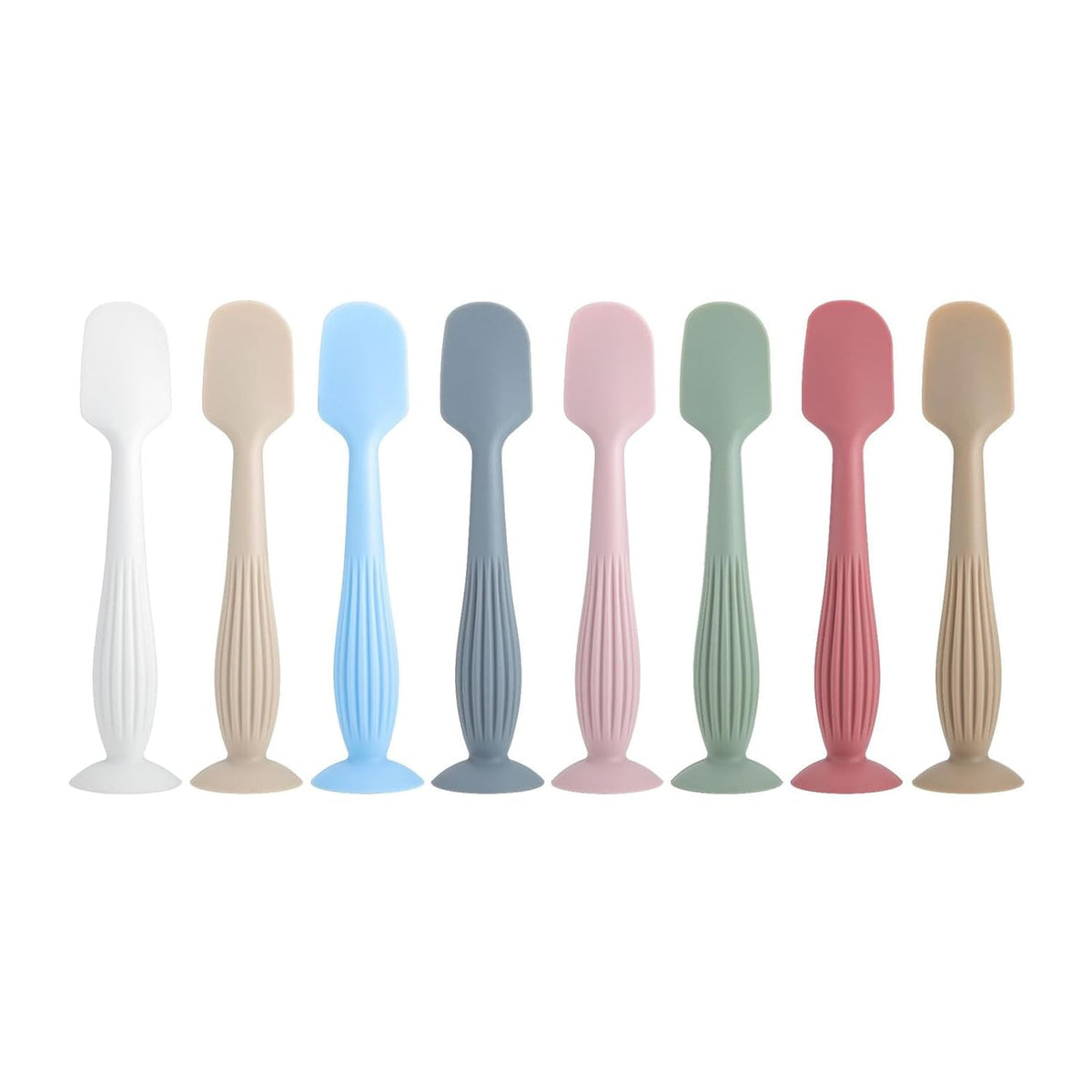 Portable Baby Diaper Cream Applicator Tool Soft Silicone Spatula with Convenient Suction Base for Infant Butt Care