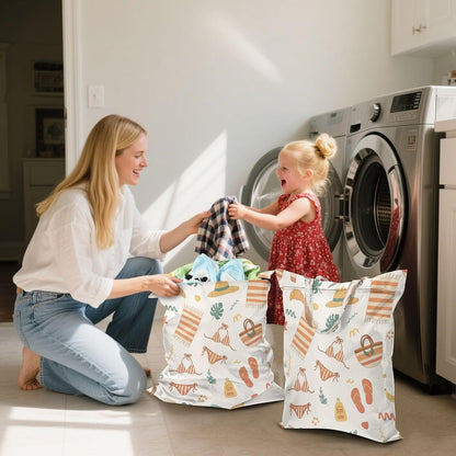 Bra Slippers Waterproof Travel Laundry Bag Washable 2-pk