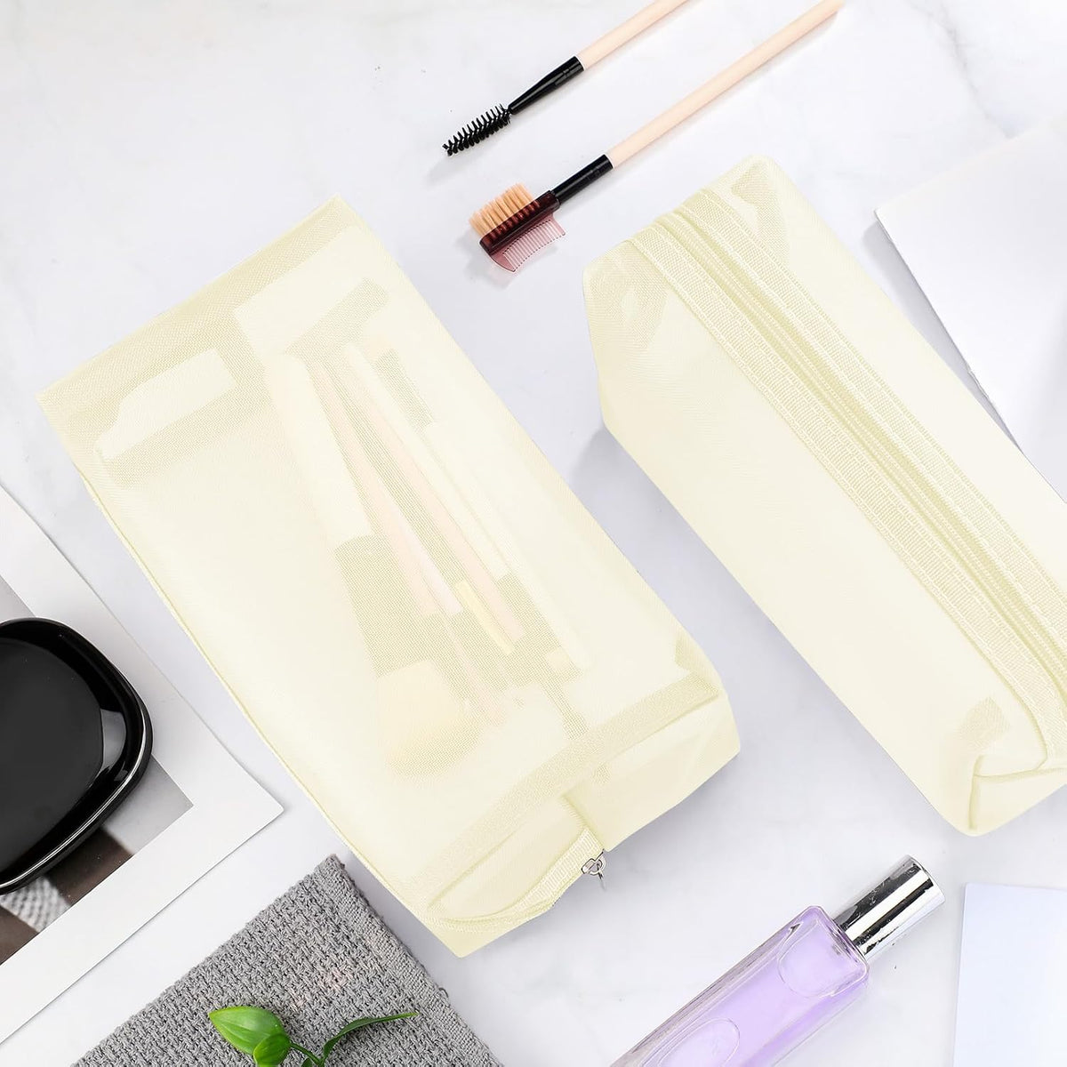 6 Mesh Zipper Travel