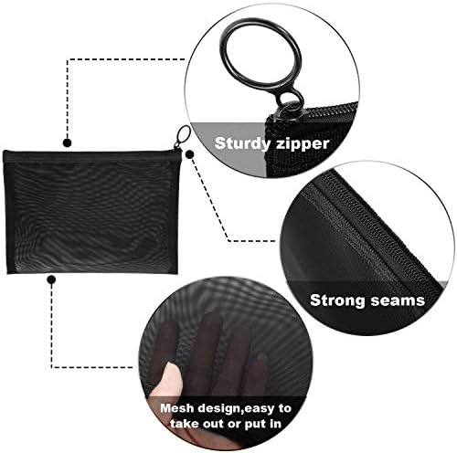 6 Mesh Zipper Travel