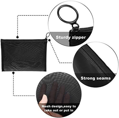 6 Mesh Zipper Travel