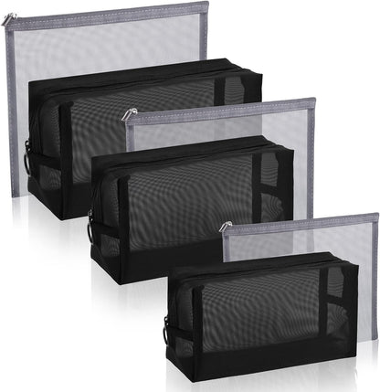 6 Mesh Zipper Travel