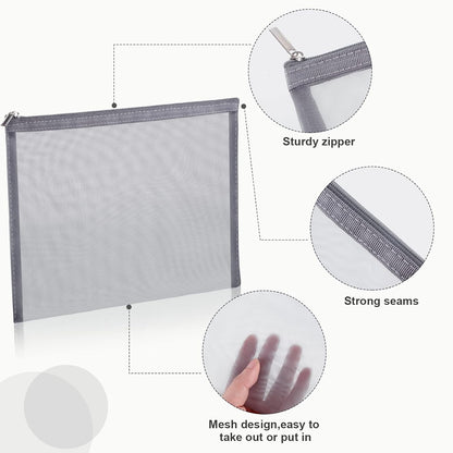 6 Mesh Zipper Travel