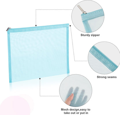 6 Mesh Zipper Travel