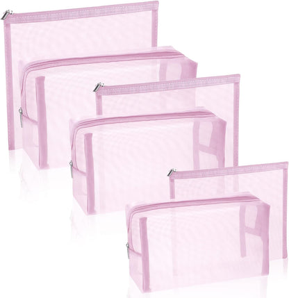 6 Mesh Zipper Travel