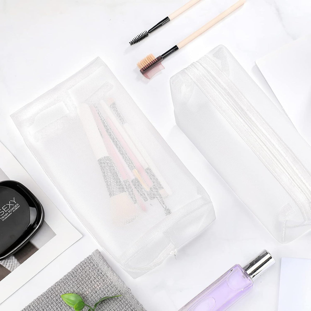 6 Mesh Zipper Travel
