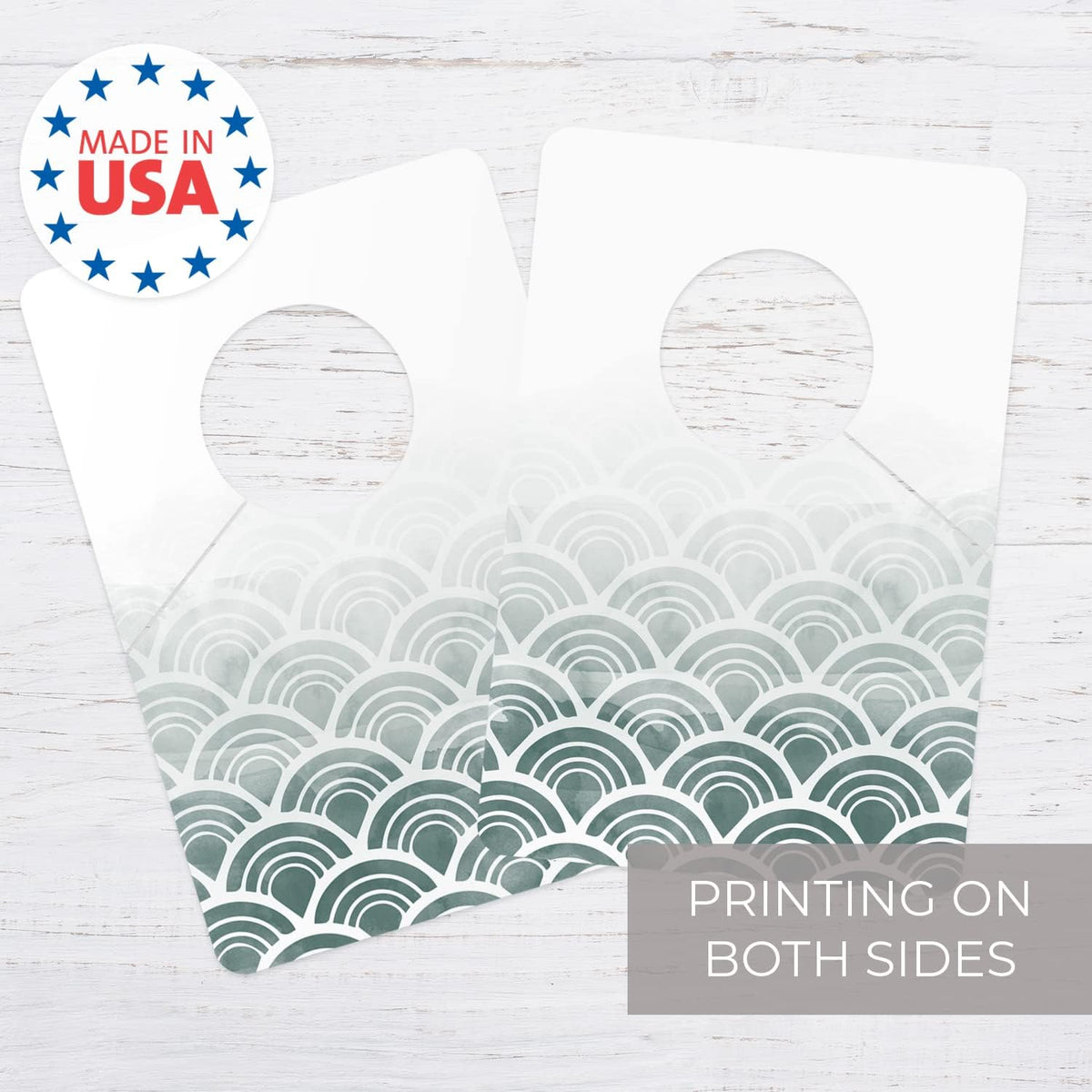 Baby Boy Closet Clothing Dividers/Closet Organizer for Baby Clothes Newborn to 4T / 4" x 6" Boy Nursery Clothes Size Dividers