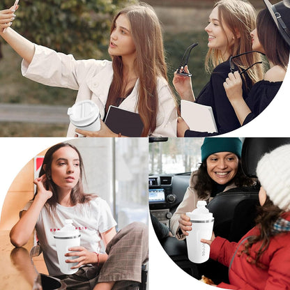 Insulated Travel Coffee Mug, Stainless Steel Coffee Cup with Leakproof Lid | Double-wall insulation keeps drinks hot or cold for hours, with a leakproof lid and portable stainless steel design