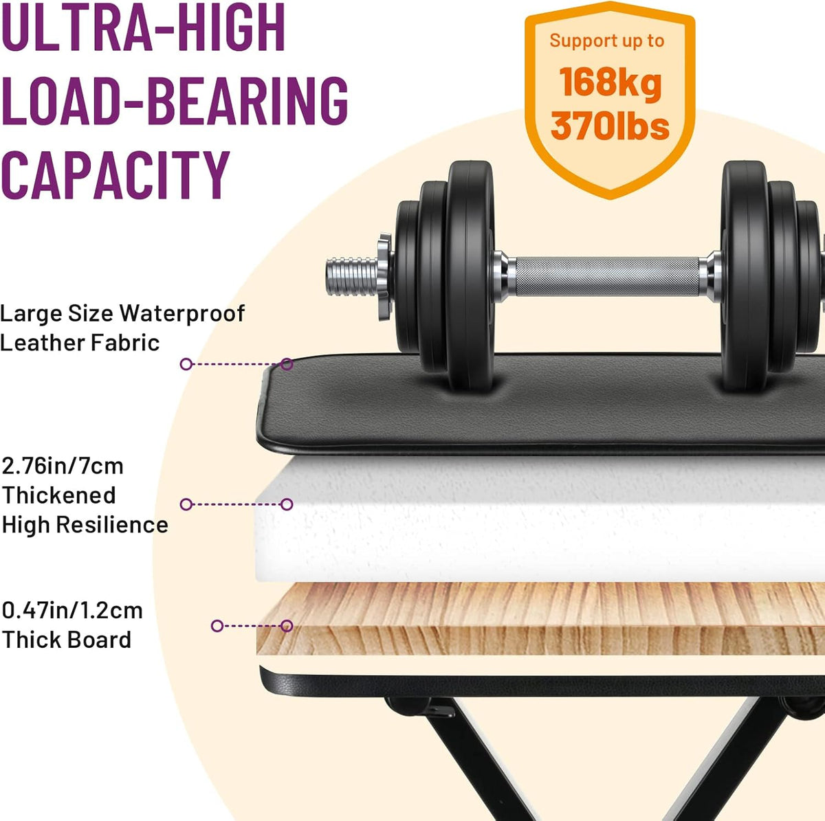 Keyboard Bench X-Style Height Adjustable 16.3-19.6in Padded Cushion Piano Stool Bench Keyboard Chair for Keyboards Piano CY0257