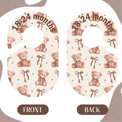 8 Pcs Pink Bow Baby Closet Dividers Baby Girl Clothes Dividers