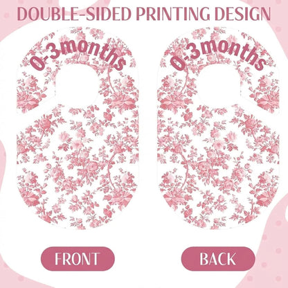 8 Pcs Pink Bow Baby Closet Dividers Baby Girl Clothes Dividers
