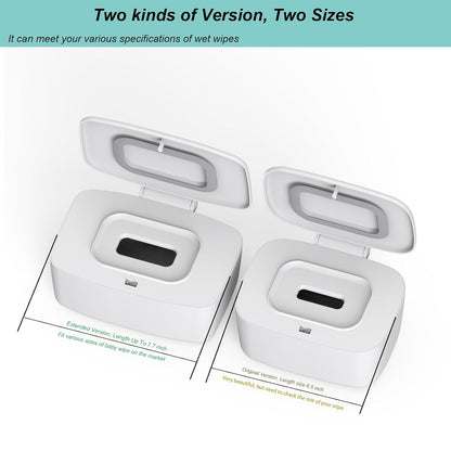 Wipes Dispenser, Wipe Holder for Baby, Refillable Wipe Container, Large Capacity, Lengthen, Fit for Most Standard Baby Wipe