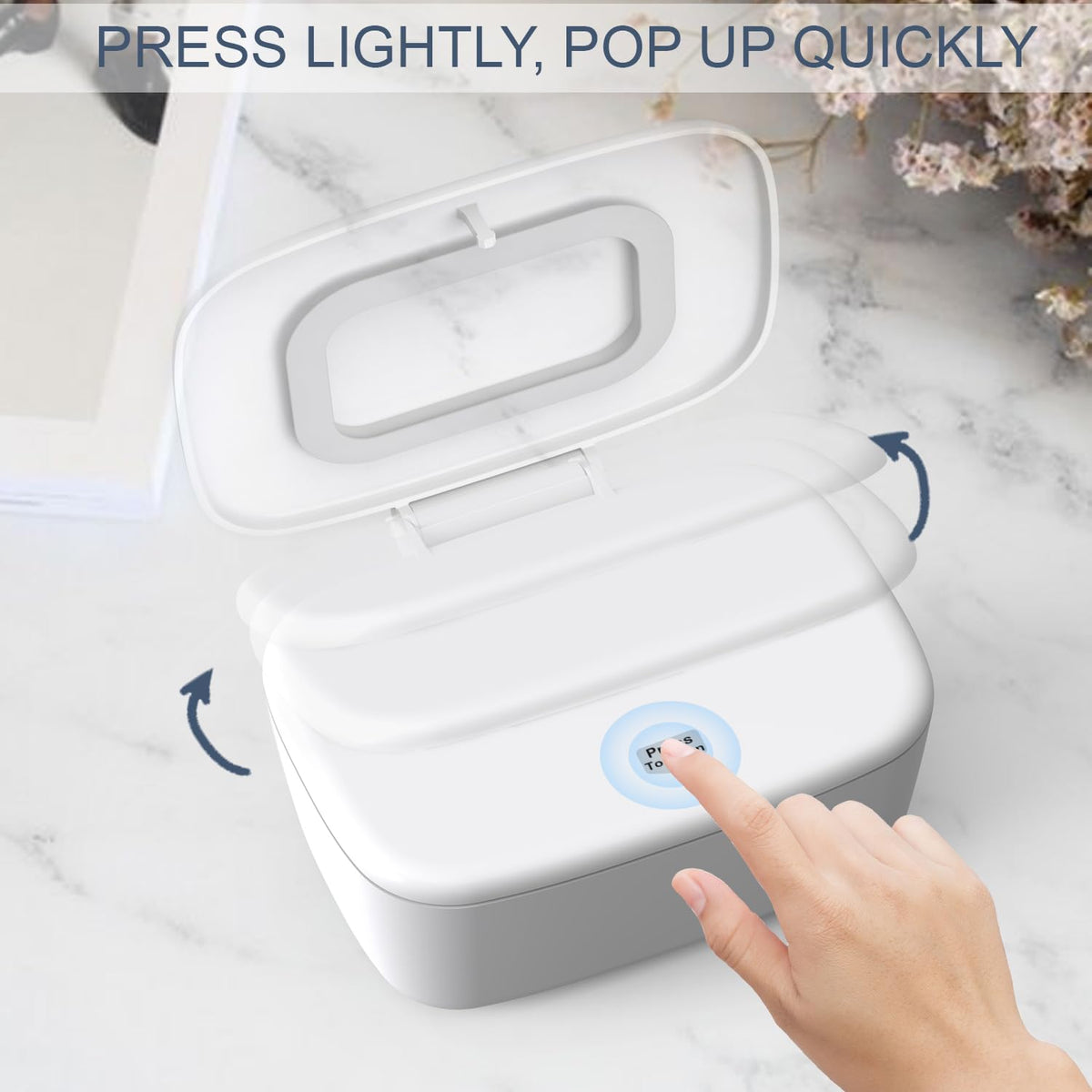 Wipes Dispenser, Wipe Holder for Baby, Refillable Wipe Container, Large Capacity, Lengthen, Fit for Most Standard Baby Wipe