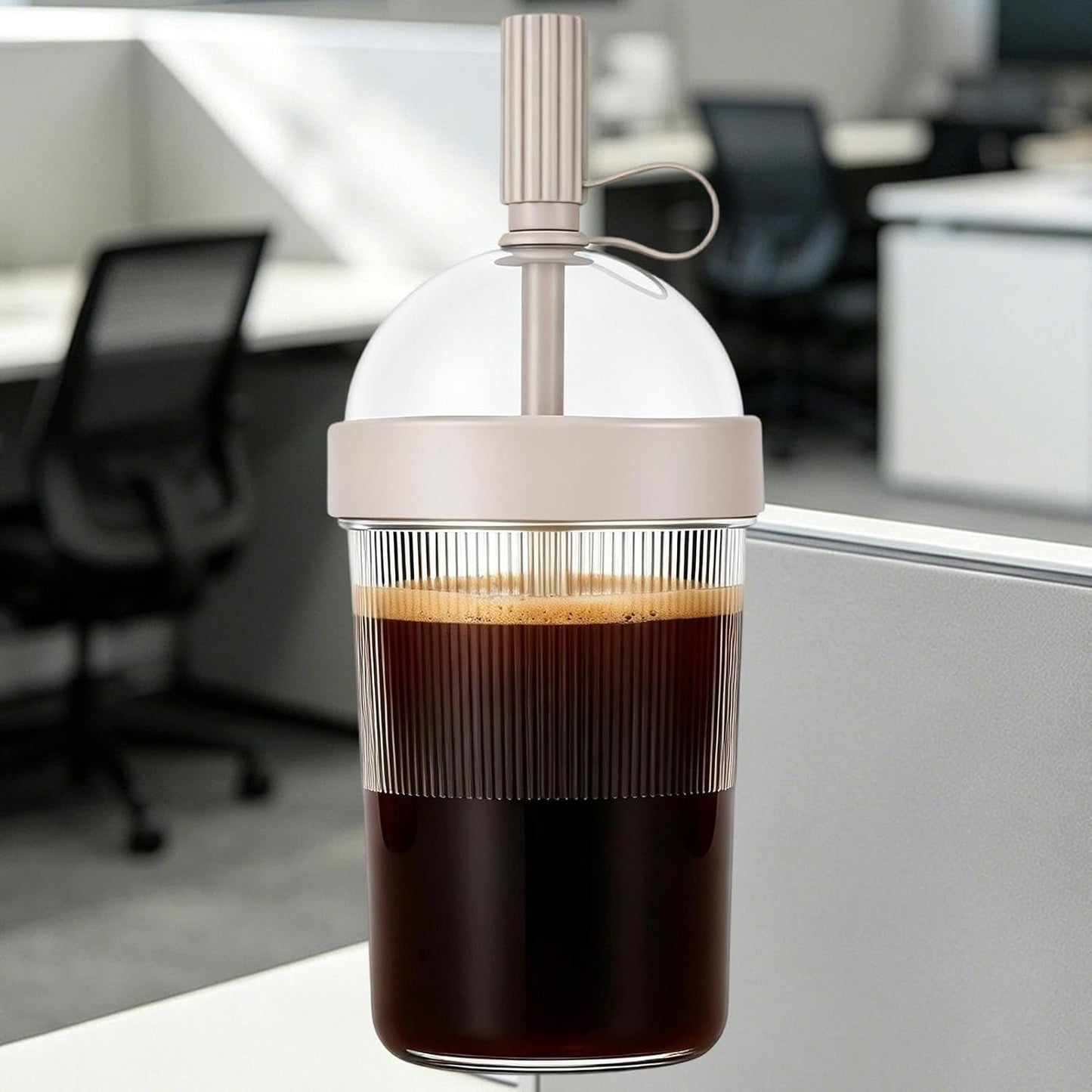 17oz Drink Mug With Lids & Straw, Reusable Water Bottle | 17oz Drink Mug with Lids | Bubble Tea Mug | for Women Men Travelers Students Home Office Gym Travel Picnic Camping Beach
