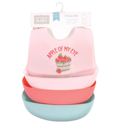 Unisex Baby Silicone Bibs, Sweetest Cupcake, One Size