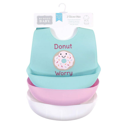 Unisex Baby Silicone Bibs, Sweetest Cupcake, One Size