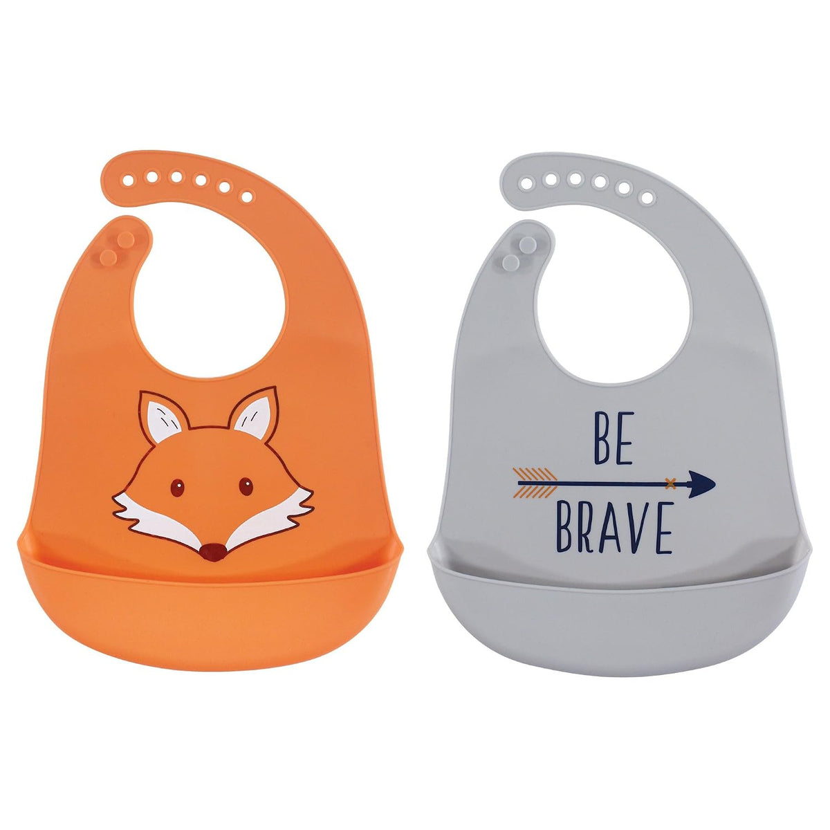 Unisex Baby Silicone Bibs, Sweetest Cupcake, One Size