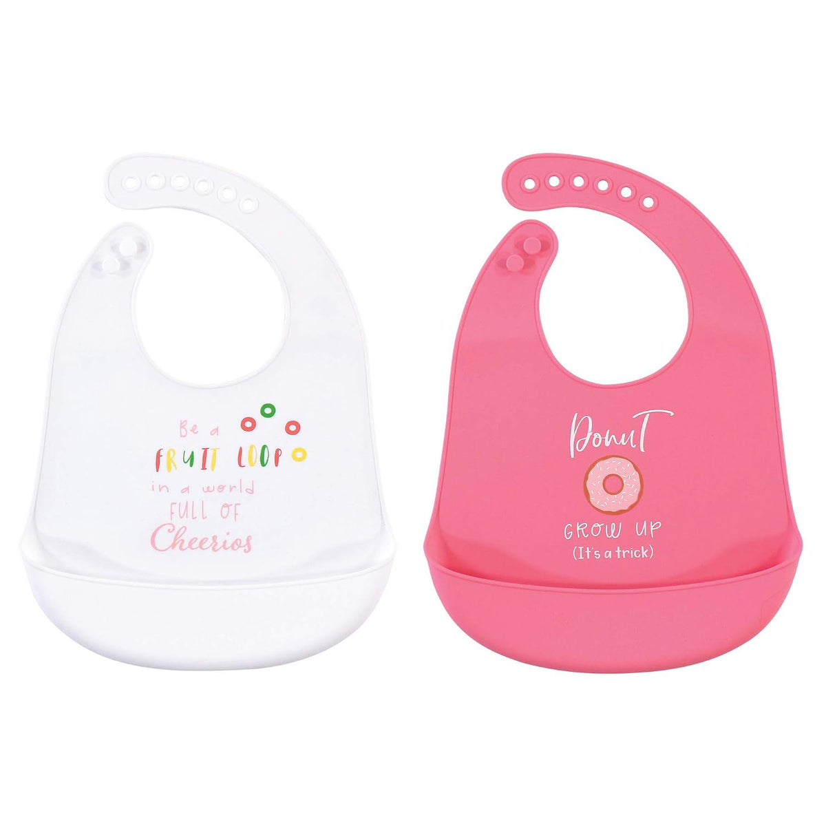 Unisex Baby Silicone Bibs, Sweetest Cupcake, One Size