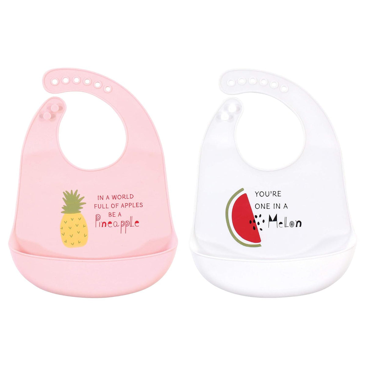 Unisex Baby Silicone Bibs, Sweetest Cupcake, One Size