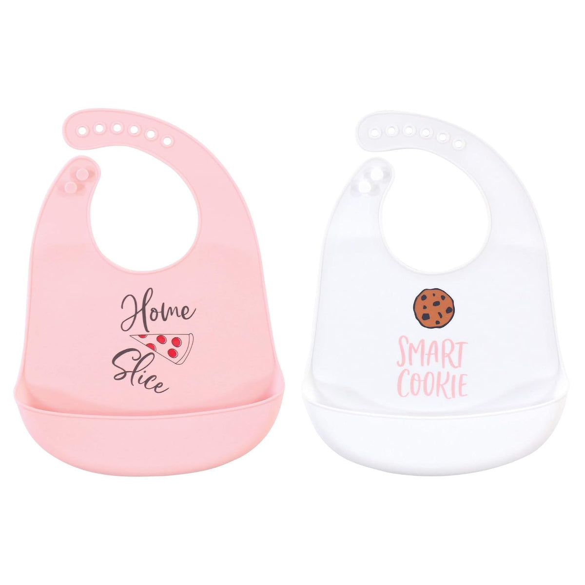 Unisex Baby Silicone Bibs, Sweetest Cupcake, One Size