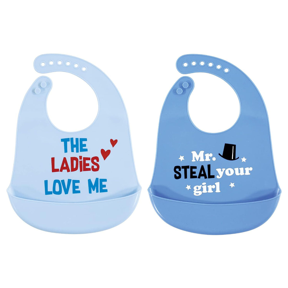 Unisex Baby Silicone Bibs, Sweetest Cupcake, One Size
