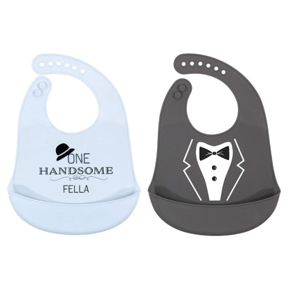 Unisex Baby Silicone Bibs, Sweetest Cupcake, One Size