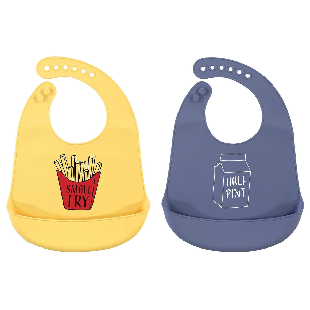 Unisex Baby Silicone Bibs, Sweetest Cupcake, One Size