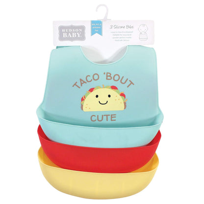 Unisex Baby Silicone Bibs, Sweetest Cupcake, One Size