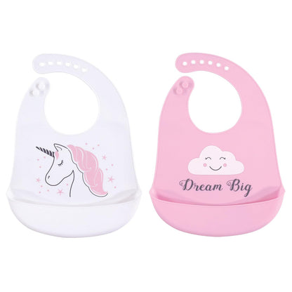 Unisex Baby Silicone Bibs, Sweetest Cupcake, One Size