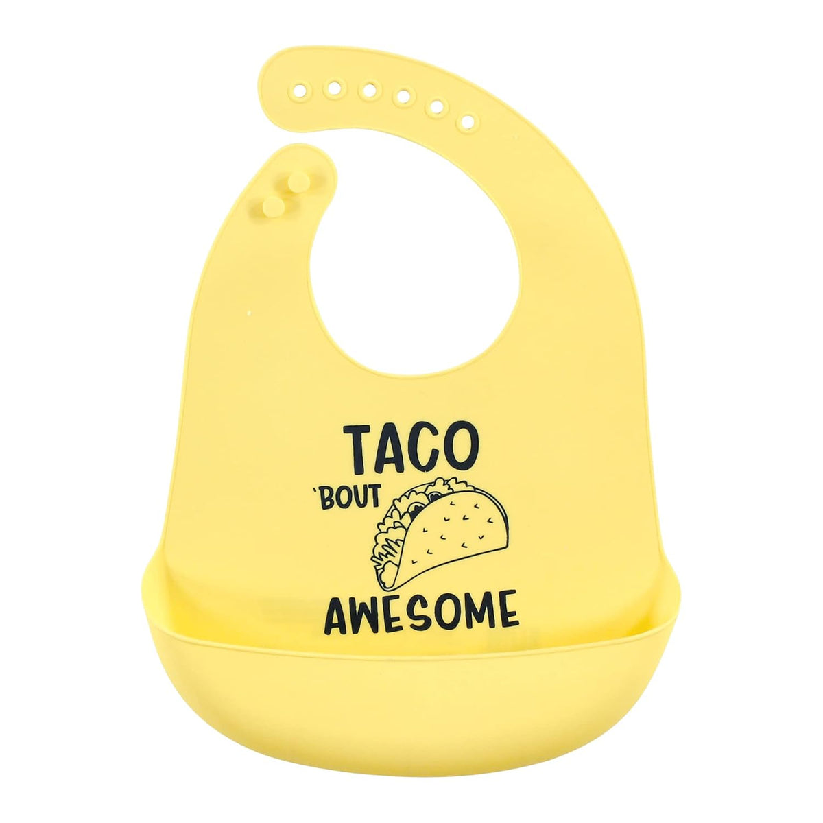 Unisex Baby Silicone Bibs, Sweetest Cupcake, One Size